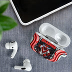 St George Illawarra Dragons AirPods Case The Scream of Lightning Eyes - Indigenous Dot Ripping Effect