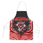 St George Illawarra Dragons Apron The Scream of Lightning Eyes - Indigenous Dot Ripping Effect