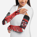 St George Illawarra Dragons Arm Sleeves The Scream of Lightning Eyes - Indigenous Dot Ripping Effect