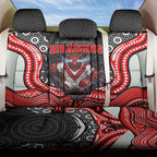 St George Illawarra Dragons Back Car Seat Cover The Scream of Lightning Eyes - Indigenous Dot Ripping Effect