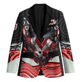 St George Illawarra Dragons Blazer The Scream of Lightning Eyes - Indigenous Dot Ripping Effect