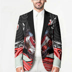 St George Illawarra Dragons Blazer The Scream of Lightning Eyes - Indigenous Dot Ripping Effect