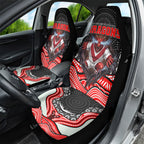 St George Illawarra Dragons Car Seat Cover The Scream of Lightning Eyes - Indigenous Dot Ripping Effect