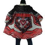 St George Illawarra Dragons Cloak The Scream of Lightning Eyes - Indigenous Dot Ripping Effect