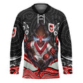St George Illawarra Dragons Hockey Jersey The Scream of Lightning Eyes - Indigenous Dot Ripping Effect