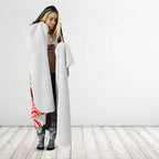 St George Illawarra Dragons Hooded Blanket The Scream of Lightning Eyes - Indigenous Dot Ripping Effect