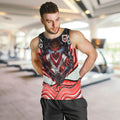 St George Illawarra Dragons Men Tank Top The Scream of Lightning Eyes - Indigenous Dot Ripping Effect