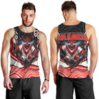 St George Illawarra Dragons Men Tank Top The Scream of Lightning Eyes - Indigenous Dot Ripping Effect