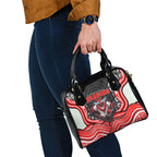 St George Illawarra Dragons Shoulder Handbag The Scream of Lightning Eyes - Indigenous Dot Ripping Effect
