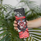 St George Illawarra Dragons Skinny Tumbler The Scream of Lightning Eyes - Indigenous Dot Ripping Effect