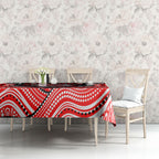 St George Illawarra Dragons Tablecloth The Scream of Lightning Eyes - Indigenous Dot Ripping Effect