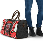 St George Illawarra Dragons Travel Bag The Scream of Lightning Eyes - Indigenous Dot Ripping Effect
