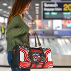 St George Illawarra Dragons Travel Bag The Scream of Lightning Eyes - Indigenous Dot Ripping Effect