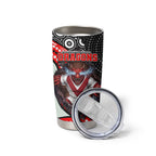 St George Illawarra Dragons Tumbler Cup The Scream of Lightning Eyes - Indigenous Dot Ripping Effect