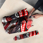 St George Illawarra Dragons Umbrella The Scream of Lightning Eyes - Indigenous Dot Ripping Effect