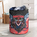 Sydney Roosters Laundry Basket The Scream of Lightning Eyes - Indigenous Dot Ripping Effect