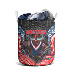Sydney Roosters Laundry Basket The Scream of Lightning Eyes - Indigenous Dot Ripping Effect