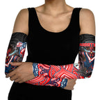 Sydney Roosters Arm Sleeves The Scream of Lightning Eyes - Indigenous Dot Ripping Effect