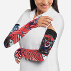 Sydney Roosters Arm Sleeves The Scream of Lightning Eyes - Indigenous Dot Ripping Effect
