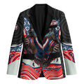 Sydney Roosters Blazer The Scream of Lightning Eyes - Indigenous Dot Ripping Effect