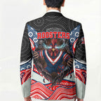 Sydney Roosters Blazer The Scream of Lightning Eyes - Indigenous Dot Ripping Effect