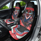 Sydney Roosters Car Seat Cover The Scream of Lightning Eyes - Indigenous Dot Ripping Effect