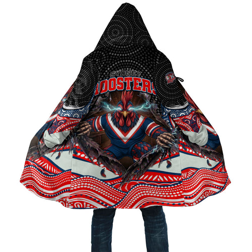 Sydney Roosters Cloak The Scream of Lightning Eyes - Indigenous Dot Ripping Effect
