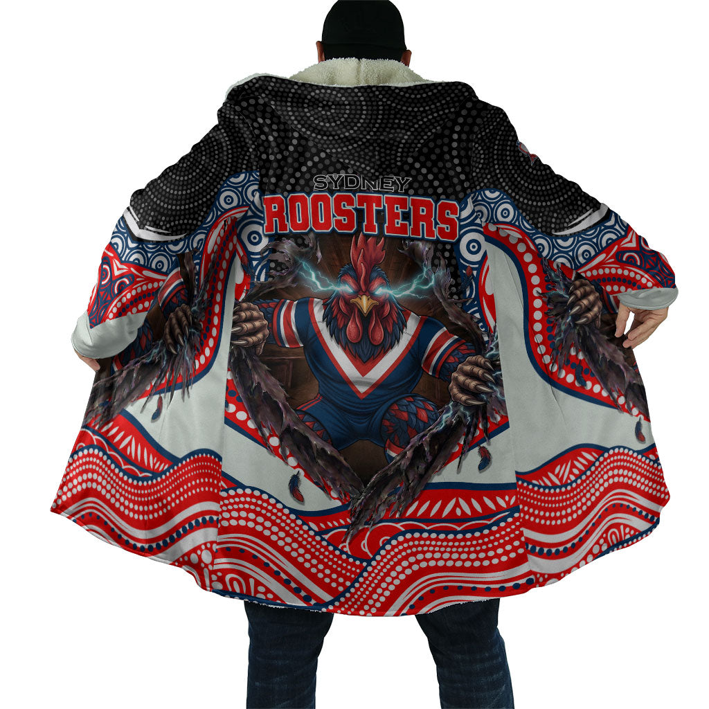 Sydney Roosters Cloak The Scream of Lightning Eyes - Indigenous Dot Ripping Effect