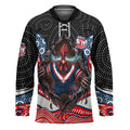 Sydney Roosters Hockey Jersey The Scream of Lightning Eyes - Indigenous Dot Ripping Effect
