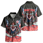 Sydney Roosters Kid Hawaiian Shirt The Scream of Lightning Eyes - Indigenous Dot Ripping Effect