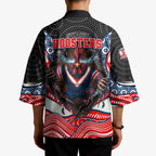 Sydney Roosters Kimono The Scream of Lightning Eyes - Indigenous Dot Ripping Effect