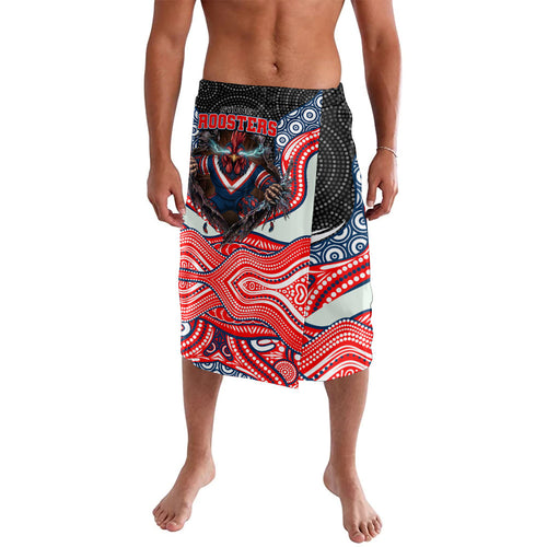 Sydney Roosters Lavalava The Scream of Lightning Eyes - Indigenous Dot Ripping Effect
