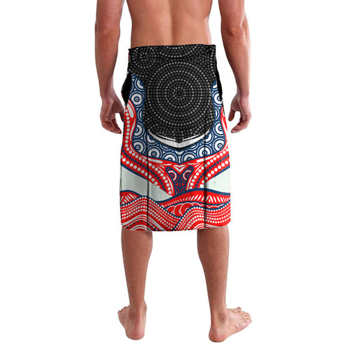 Sydney Roosters Lavalava The Scream of Lightning Eyes - Indigenous Dot Ripping Effect