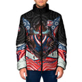 Sydney Roosters Padded Jacket The Scream of Lightning Eyes - Indigenous Dot Ripping Effect