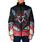 Sydney Roosters Padded Jacket The Scream of Lightning Eyes - Indigenous Dot Ripping Effect