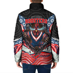 Sydney Roosters Padded Jacket The Scream of Lightning Eyes - Indigenous Dot Ripping Effect