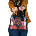 Sydney Roosters Shoulder Handbag The Scream of Lightning Eyes - Indigenous Dot Ripping Effect