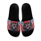 Sydney Roosters Slide Sandals The Scream of Lightning Eyes - Indigenous Dot Ripping Effect