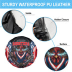 Sydney Roosters Spare Tire Cover The Scream of Lightning Eyes - Indigenous Dot Ripping Effect
