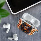Wests Tigers AirPods Case The Scream of Lightning Eyes - Indigenous Dot Ripping Effect