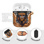Wests Tigers AirPods Case The Scream of Lightning Eyes - Indigenous Dot Ripping Effect