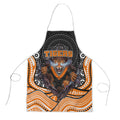 Wests Tigers Apron The Scream of Lightning Eyes - Indigenous Dot Ripping Effect