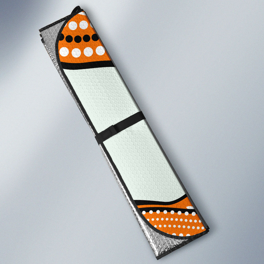 Wests Tigers Auto Sun Shade The Scream of Lightning Eyes - Indigenous Dot Ripping Effect