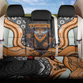 Wests Tigers Back Car Seat Cover The Scream of Lightning Eyes - Indigenous Dot Ripping Effect