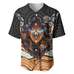 Wests Tigers Baseball Jersey The Scream of Lightning Eyes - Indigenous Dot Ripping Effect