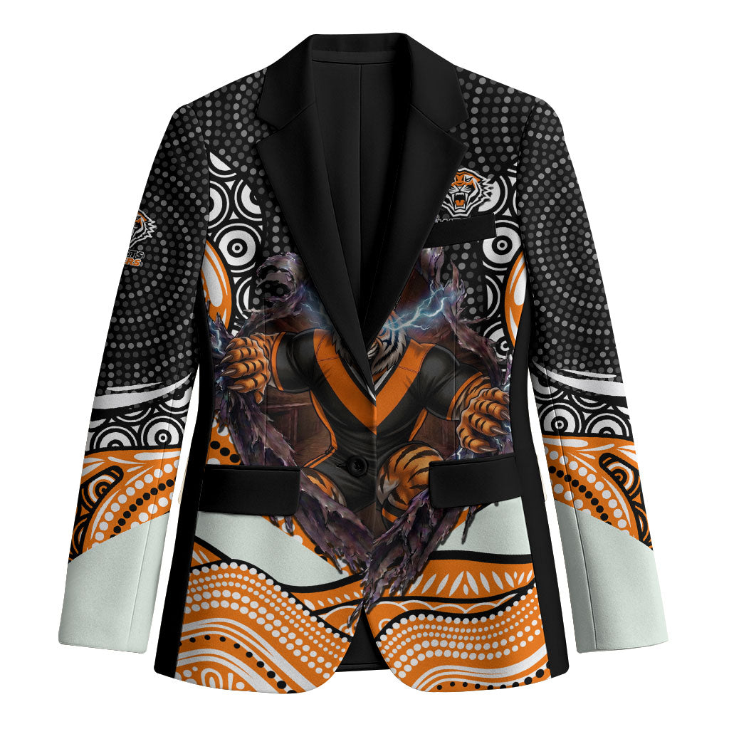 Wests Tigers Blazer The Scream of Lightning Eyes - Indigenous Dot Ripping Effect