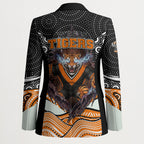 Wests Tigers Blazer The Scream of Lightning Eyes - Indigenous Dot Ripping Effect