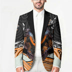Wests Tigers Blazer The Scream of Lightning Eyes - Indigenous Dot Ripping Effect