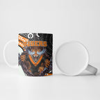 Wests Tigers Ceramic Mug The Scream of Lightning Eyes - Indigenous Dot Ripping Effect