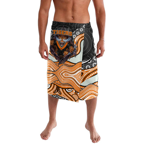 Wests Tigers Lavalava The Scream of Lightning Eyes - Indigenous Dot Ripping Effect